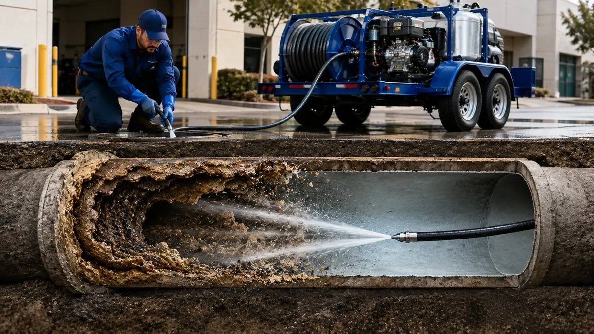 Sewer Pipe Descaling in San Dimas